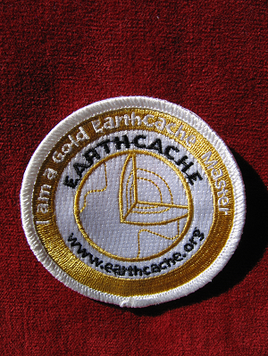 EarthCache Master Gold Patch