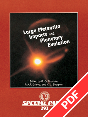Large Meteorite Impacts and Planetary Evolution