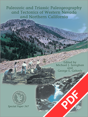 Paleozoic and Triassic Paleogeography and Tectonics of Western Nevada and Northern California