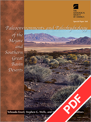 Paleoenvironments and Paleohydrology of the Mojave and Southern Great Basin Deserts