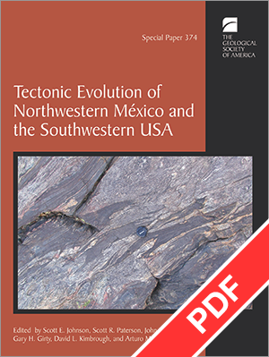 Tectonic Evolution of Northwestern Mexico and the Southwestern USA