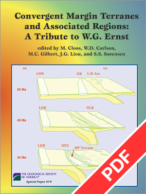 Convergent Margin Terranes and Associated Regions: A Tribute to W.G. Ernst
