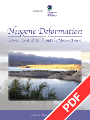 Neogene Deformation between Central Utah and the Mojave Desert