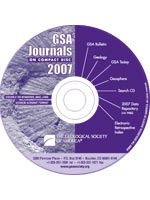 GSA Journals on Compact Disc - 2007