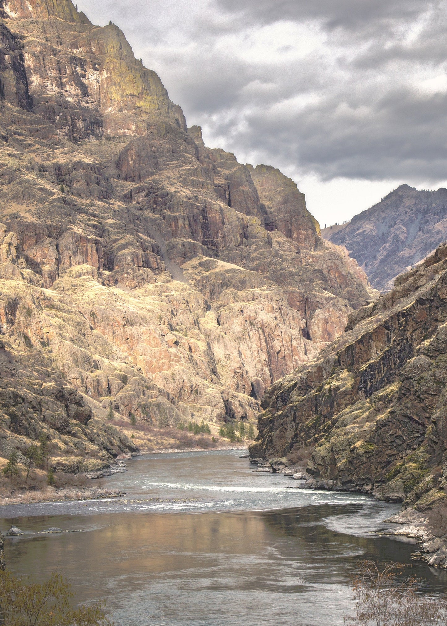 Looking downstream from Hells Canyon, Idaho