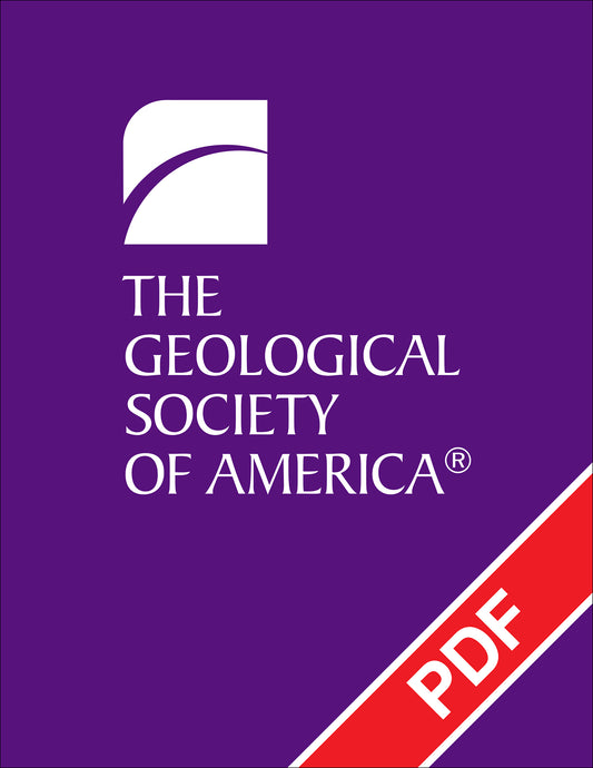 Geological Society of America logo on a purple background with a red PDF label.