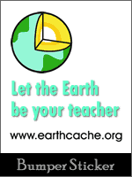 EarthCache Bumper Sticker - White