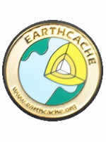 EarthCache Master Gold Pin