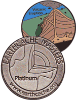 EarthCache Master Platinum GeoCoin