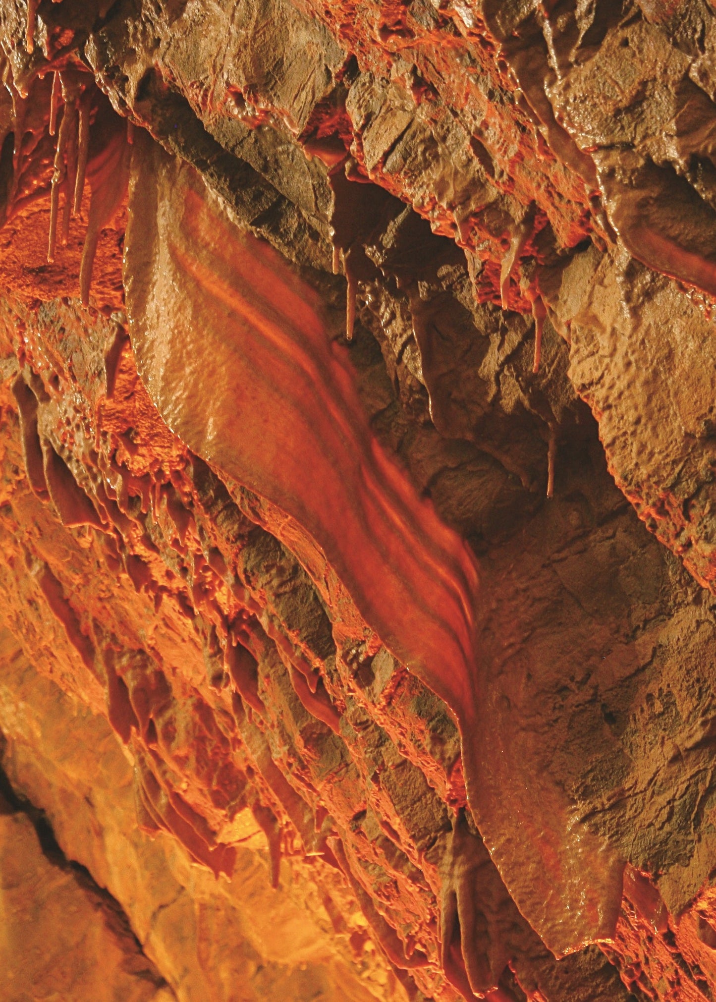 interior of minnetonka cave, idaho