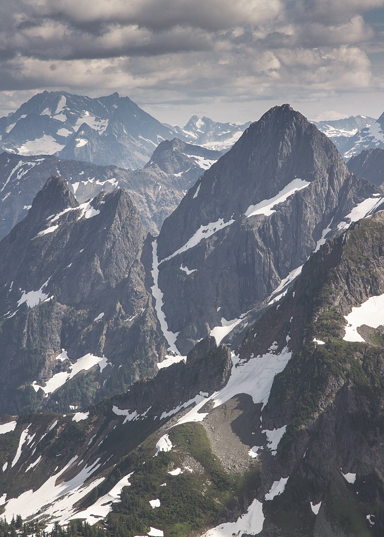 Glaciated peaks in the North Cascades