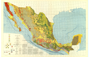 Tectonic Map of Mexico