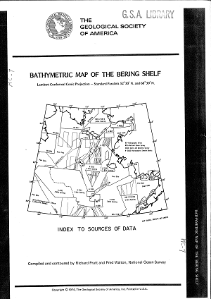 Bathymetric Map of the Bering Shelf