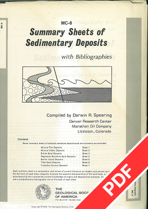 Summary Sheets of Sedimentary Deposits with Bibliographies