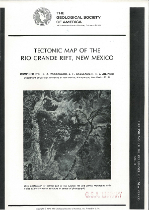 Tectonic Map of the Rio Grande Rift, New Mexico