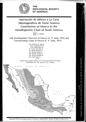 Metallogenetic Chart of Mexico