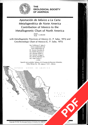 Metallogenetic Chart of Mexico