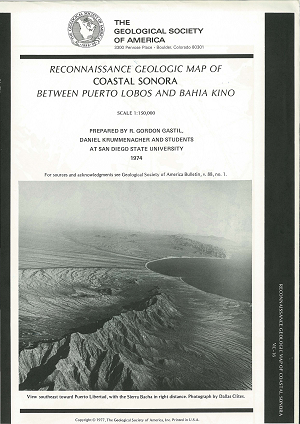 Reconnaissance Geologic Map of Coastal Sonora