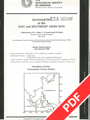 Bathymetry of the East and Southeast Asian Seas