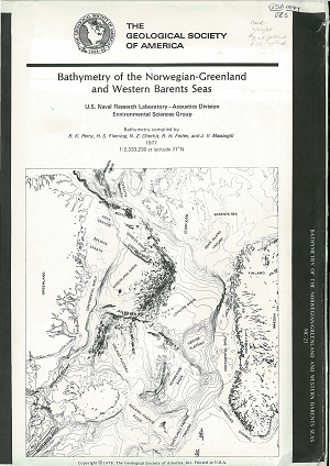 Bathymetry of Norwegian-Greenland and Western Barents Seas