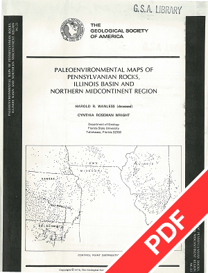 Paleoenvironmental maps of Pennsylvanian rocks, Illinois...