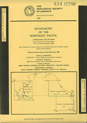 Bathymetry of the Northeast Pacific