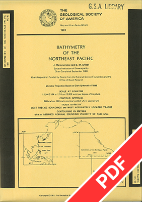 Bathymetry of the Northeast Pacific