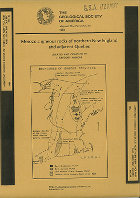 Mesozoic igneous rocks of northern New England and Quebec