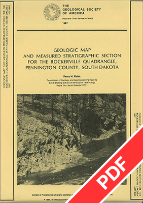 Geologic Map of the Rockerville Quadrangle, South Dakota