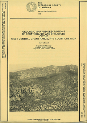 Geologic Map of West-Central Grant Range, Nye County, Nevada