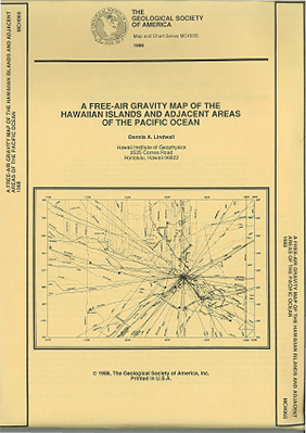 Gravity Map of the Hawaiian Islands and Adjacent Areas