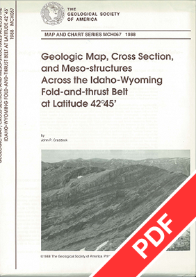 Geologic Map Across the Idaho-Wyoming Fold-and-thrust Belt