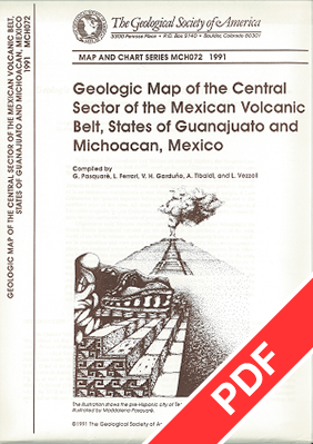 Geologic Map of the Central Sector of the Mexican Volcanic