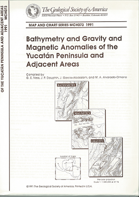 Bathymetry and Gravity and Magnetic Anomalies of the Yucatan