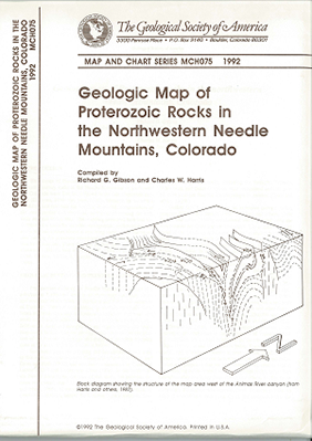 Geologic Map of Northwestern Needle Mountains, Colorado