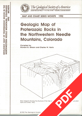 Proterozoic Rocks Map Geologic Map of Proterozoic Rocks in the Northwestern Needle Mountains ...