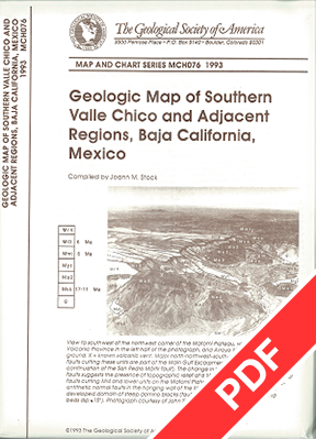 Geologic Map of Southern Valle Chico and Adjacent Regions