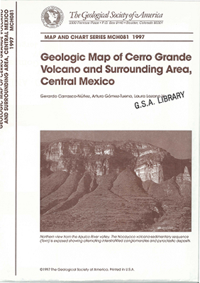 Geologic Map of Cerro Grande Volcano, central Mexico