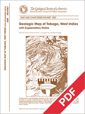 Geologic Map of Tobago, West Indies