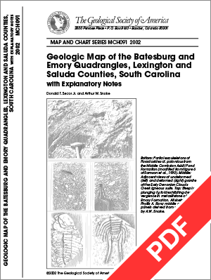 Geologic Map of the Batesburg and Emory Quadrangles...