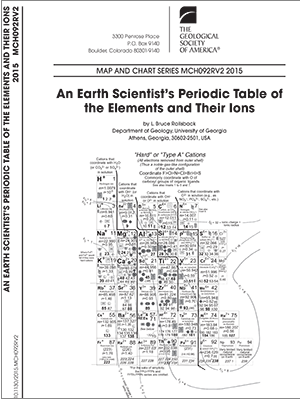 Earth Scientist's Periodic Table of Elements and Their Ions