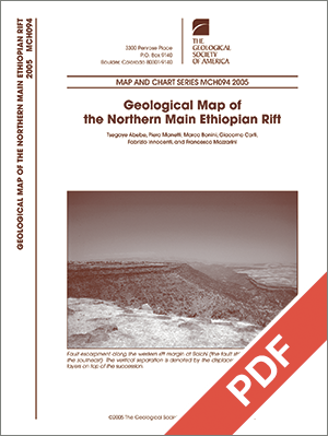 Geological Map of the Northern Main Ethiopian Rift