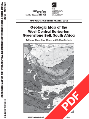 Geologic Map of the West-Central Barberton Greenstone Belt