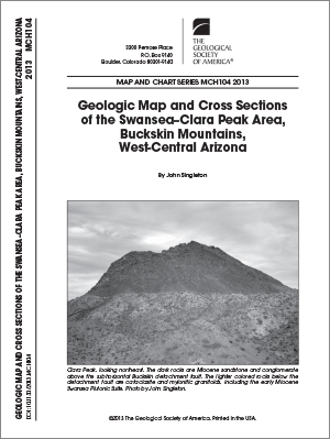 Map and Cross Sections, Swansea-Clara Peak Area