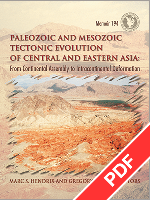 Paleozoic and Mesozoic Tectonic Evolution of Central and Eastern Asia ...