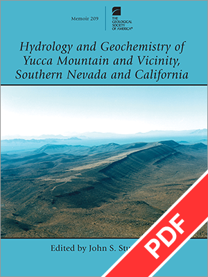 Hydrology and Geochemistry of Yucca