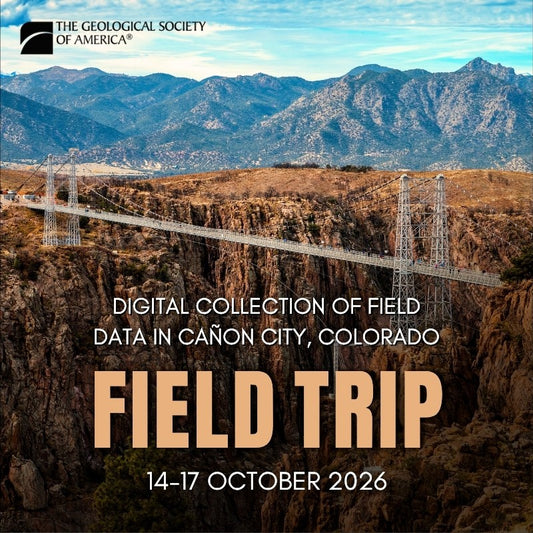 a bridge over a gorge with information about a field trip