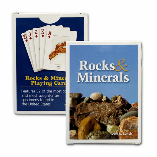 Playing card set titled 'Rocks & Minerals' 