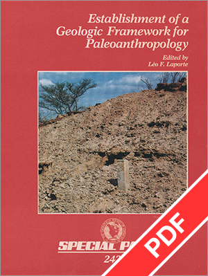 Establishment of a Geologic Framework for Paleoanthropology