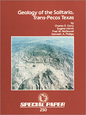 Geology of the Solitario, Trans-Pecos Texas